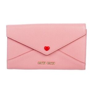 Miu Miu madras love envelope wallet